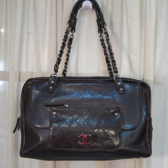 CHANEL NWT Pocket in the City Brown Bag - Picture 8 of 8